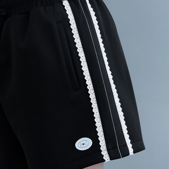 Bitter Cells Mary Jersey Lace Shorts