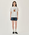 Marithé François Girbaud MARINE DRAWING DOODLE GRAPHIC TEE