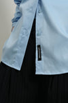 General Idea WOMAN Wrinkle Free Rivet Shirt [BLUE]