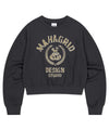 Mahagrid VINTAGE COLLEGE CROP SWEATSHIRT