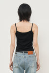 General Idea WOMAN Eyelet U-Neck Sleeveless