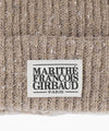 Marithé François Girbaud Classic Logo Nep Beanie Light Brown