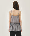 Marithé François Girbaud W SHIRRING SLEEVELESS DRESS