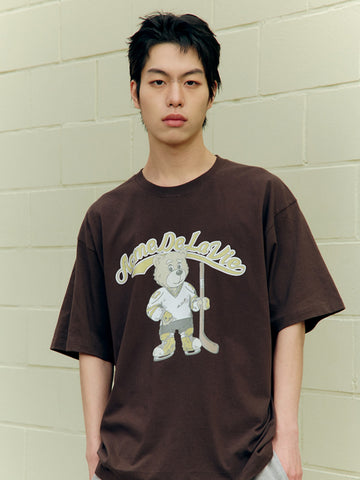 ADLV Vintage Mascot AC Bear Short Sleeve T-Shirt