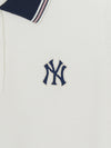 MLB Women's Varsity Color Block Polo Short Sleeve Knit Pullover