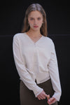 General Idea WOMAN Relaxed Frill Cardigan