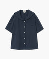 Marithé François Girbaud W Marine Half Sleeve Shirt