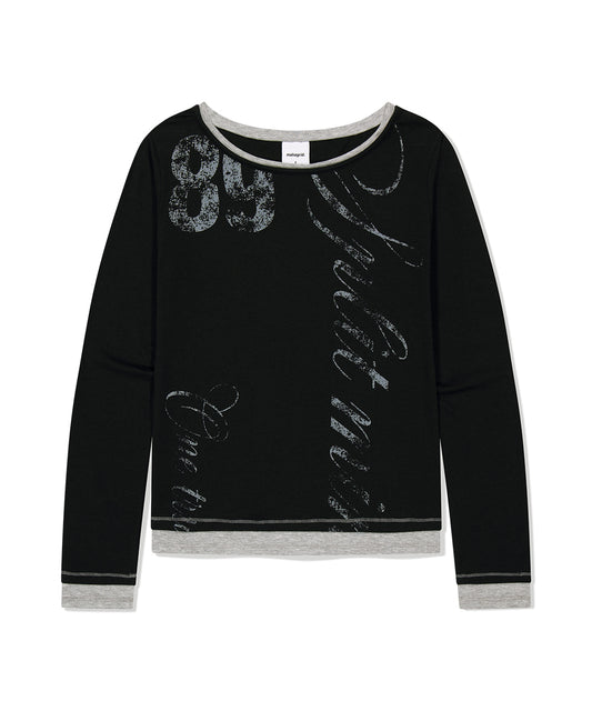 Mahagrid TRUTH LAYERED LONG SLEEVE TEE