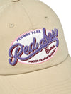 MLB Street Oval Cursive Unstructured Ballcap