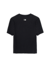 MLB Women's Basic Street Ribbed Short Sleeve Knit Pullover