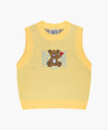 Marithé François Girbaud Kids Bear Classic Logo Knit Vest