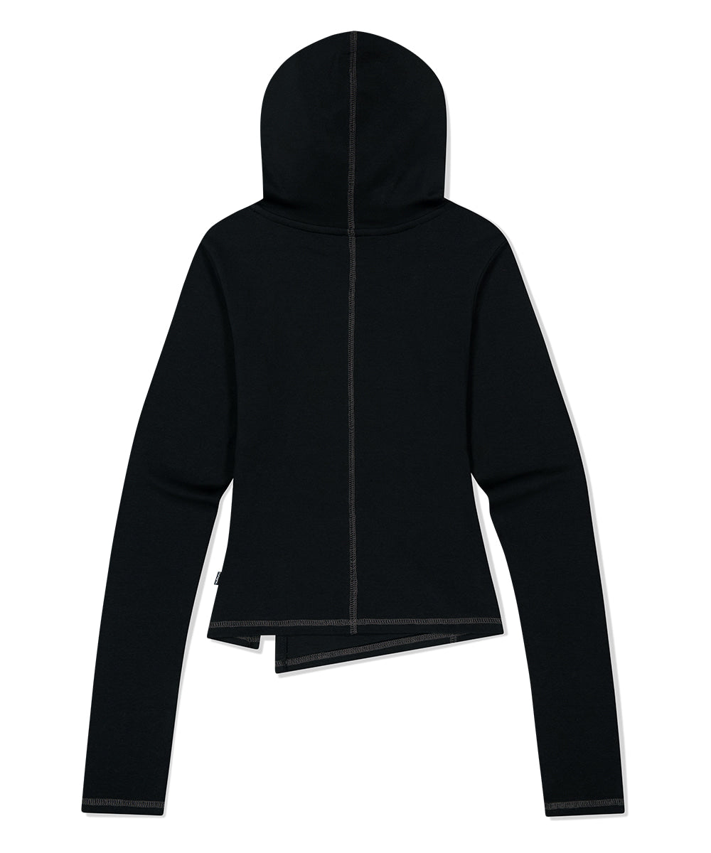 Mahagrid Curved Slim Hoodie