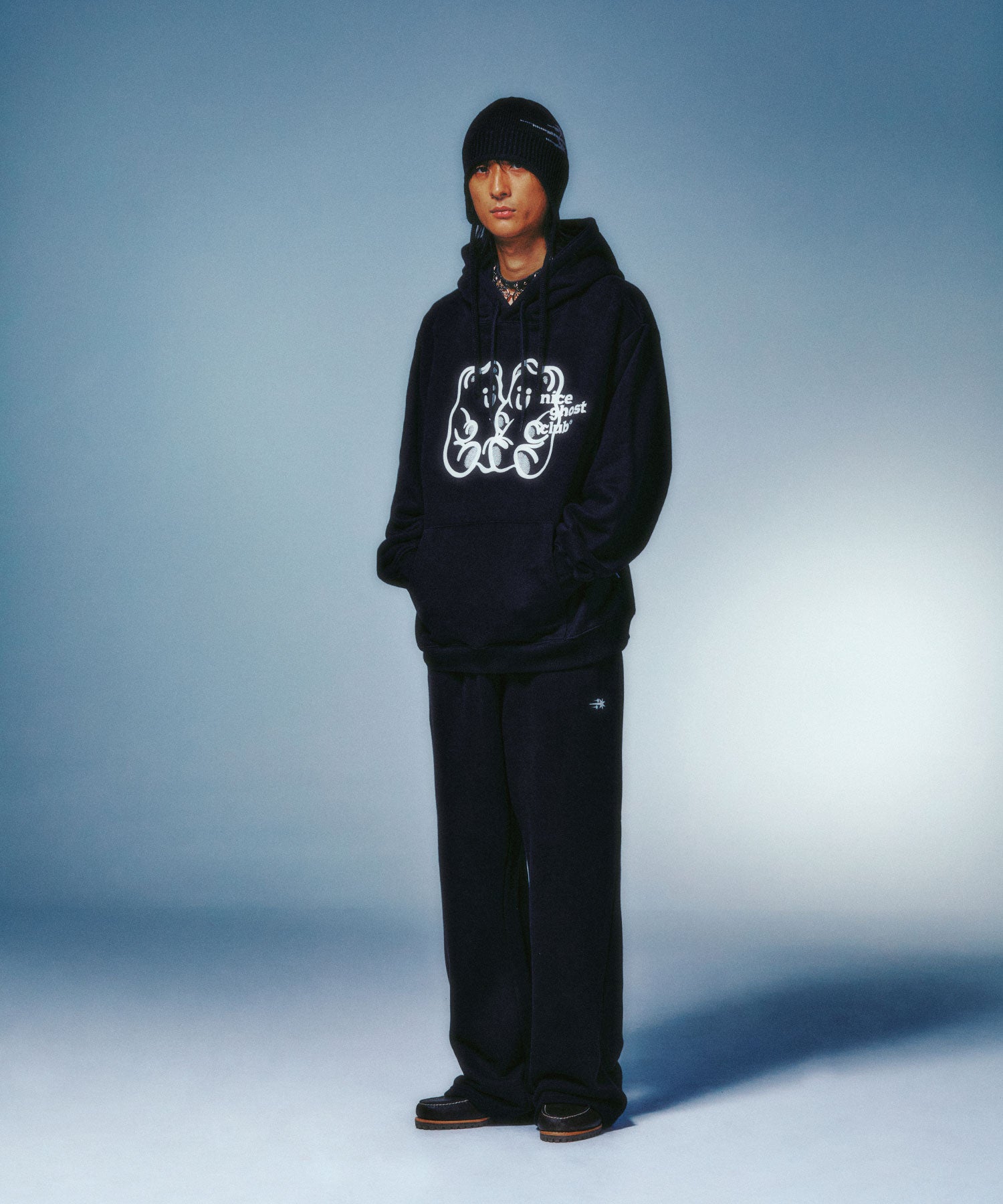 Nice Ghost Club Gummy Bear & Logo Hoodie