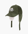 Marithé François Girbaud Kids Earflap Corduroy Ballcap