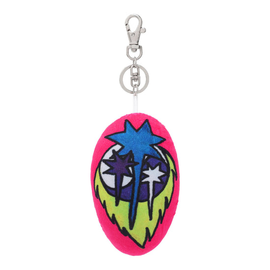 Nice Ghost Club Soul Pussy Cat Ghost Soul Girl Symbol Pillow Key Chain [Pink]