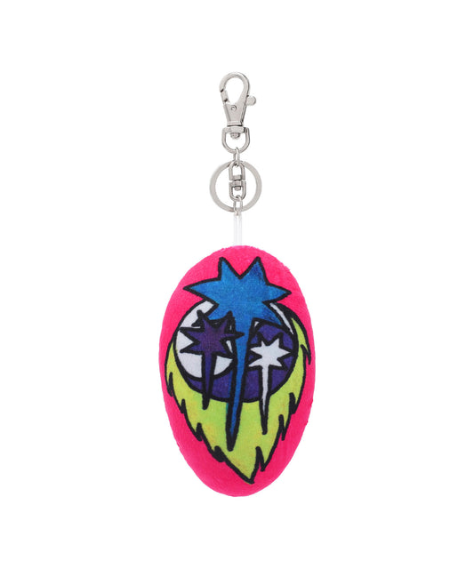 Nice Ghost Club Soul Pussy Cat Ghost Soul Girl Symbol Pillow Key Chain [Pink]