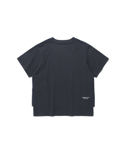 Nice Ghost Club FFATS Logo Layered Sleeve Tee [Navy]