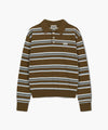 Marithé François Girbaud Regular Logo Stripe Polo Knit