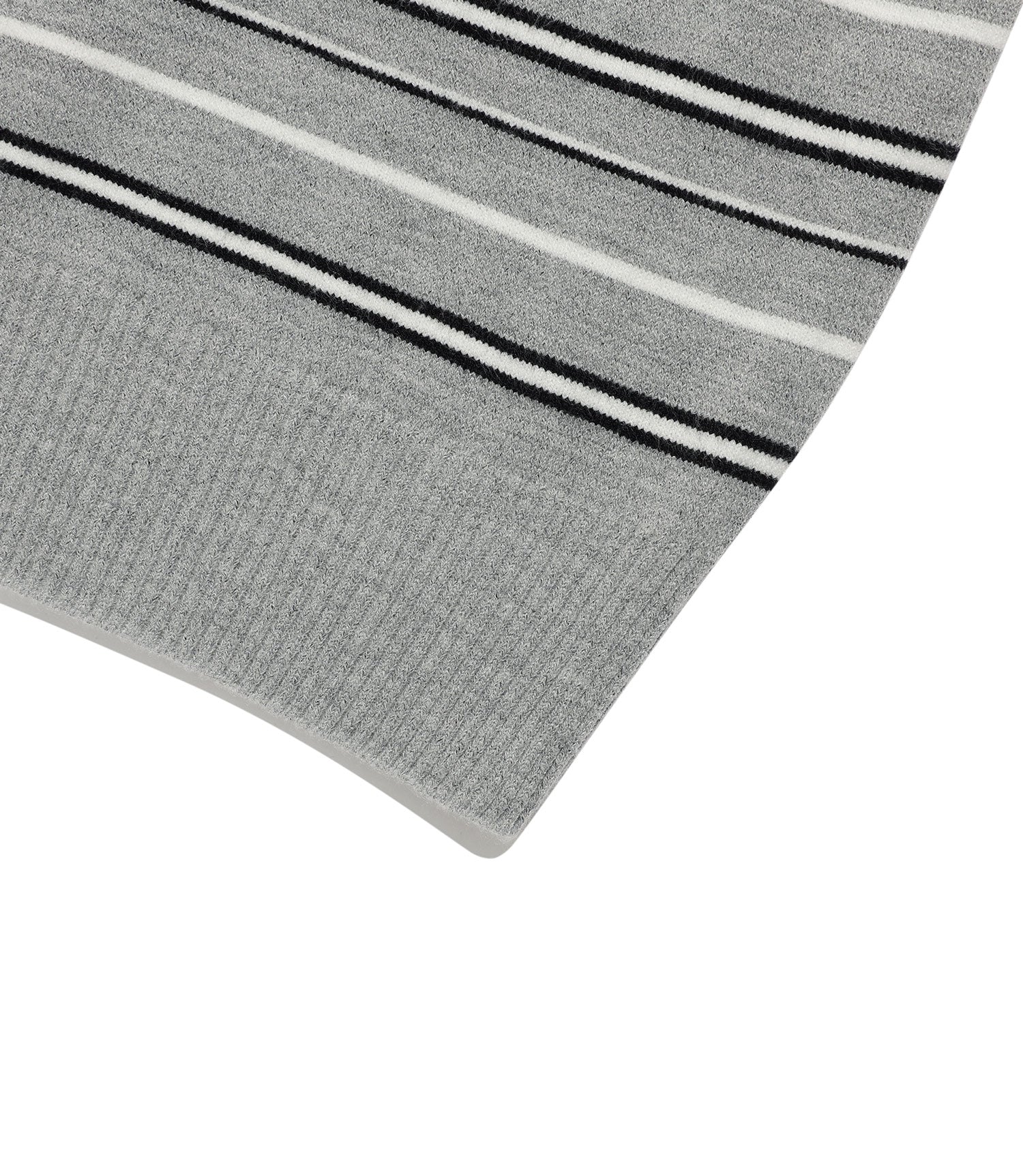 Nice Ghost Club Multi Stripe 3 Star V Neck Knit