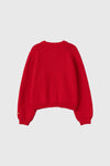 General Idea WOMAN Cotton Blend Raglan Knit Zip-Up