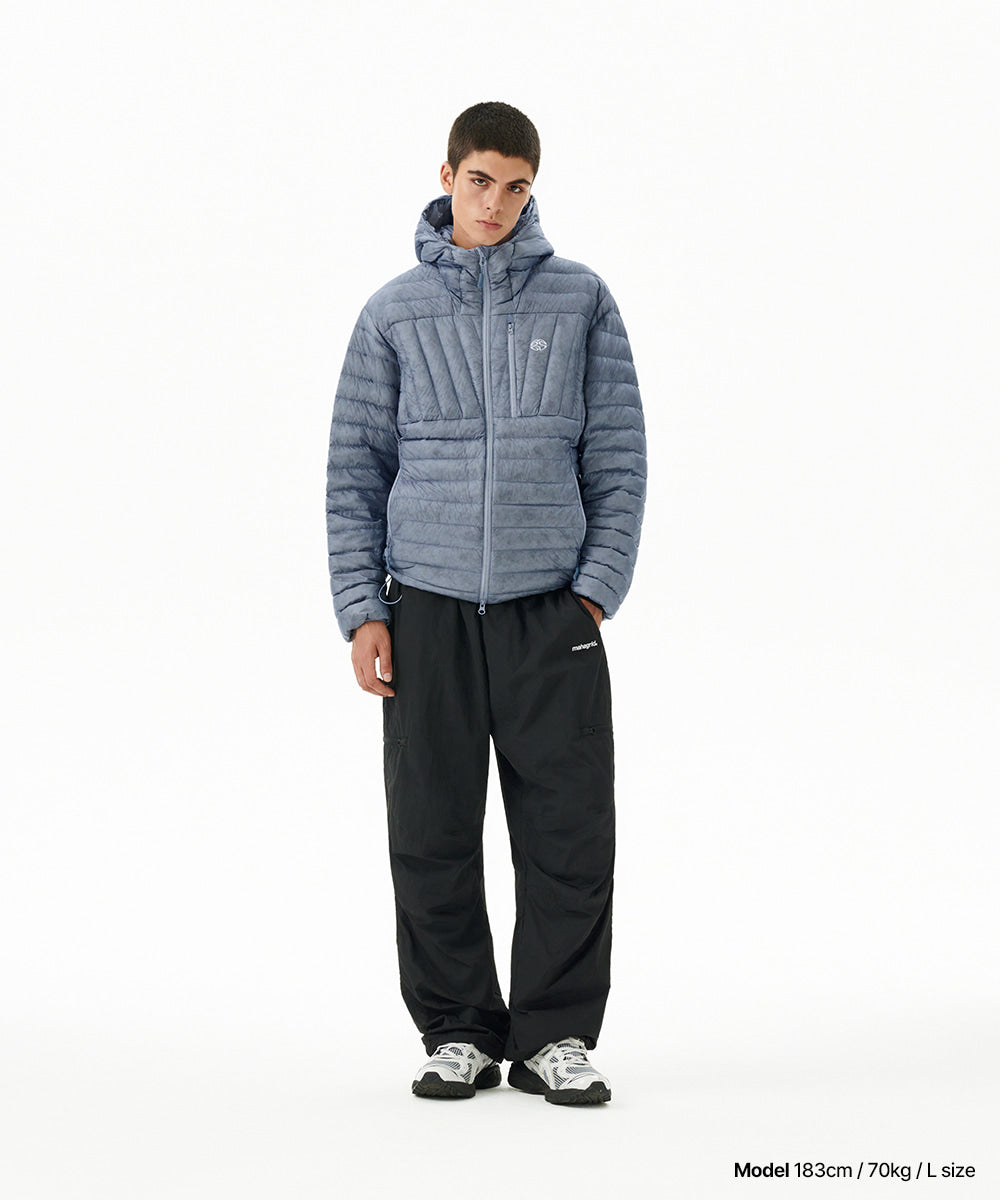 Mahagrid Light Hooded Down Puffer