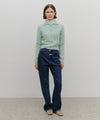 Marithé François Girbaud W Hairy Collar Cardigan