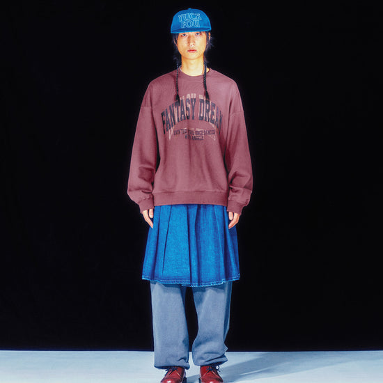 Nice Ghost Club Fantasy Dream Applique Sweatshirt