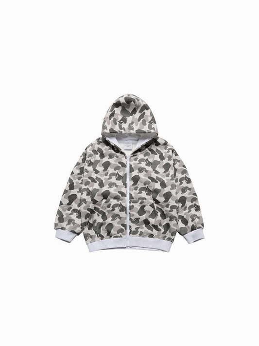 ADLV Kids AC Bear Allover Hoodie Zip Up