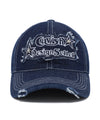 Cavish Rawcut Stud Denim Cap