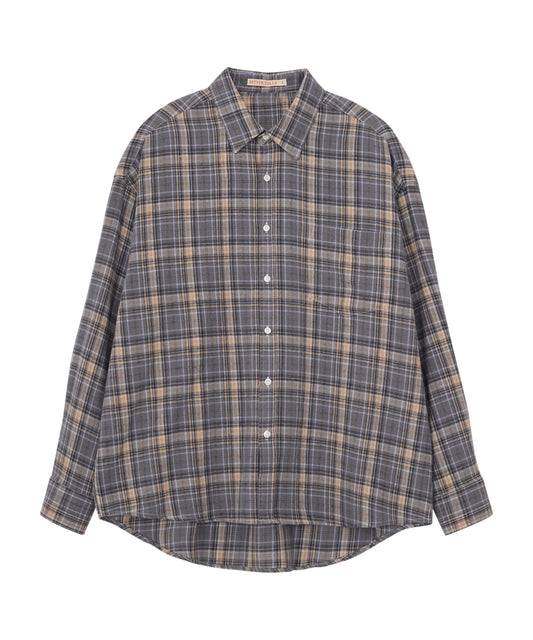 Bitter Cells Pop Overfit Check Shirt