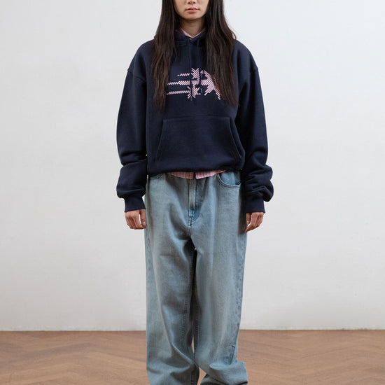 Nice Ghost Club Mosaic 3Star Crop Hoodie