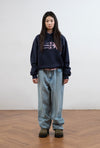 Nice Ghost Club Mosaic 3Star Crop Hoodie
