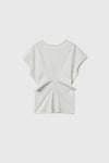 General Idea WOMAN Back Point Drape T-Shirt