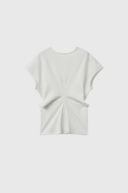 General Idea WOMAN Back Point Drape T-Shirt