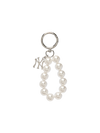 MLB Pearl Bead Logo Charm Keyring