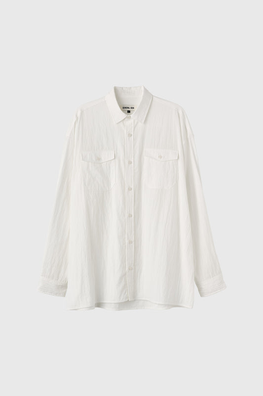 General Idea MAN Vintage Two Pocket Shirt [OFF WHITE]