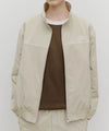 Marithé François Girbaud Marithé Sport Nylon Track Zip-Up Jacket Beige