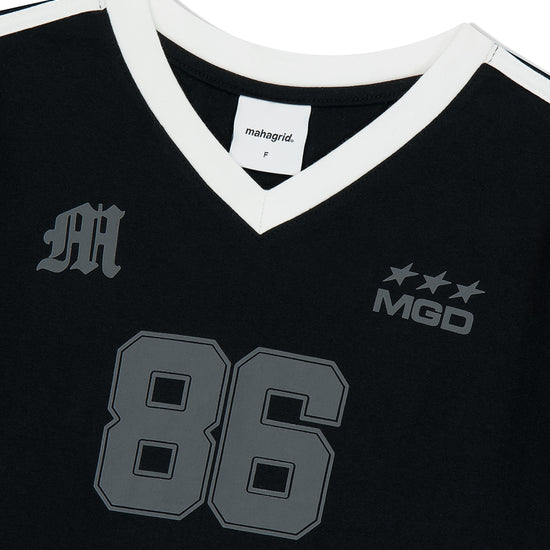 Mahagrid Football Ringer Tee