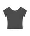 Mahagrid Butterfly Goth Wide Neck Crop Tee