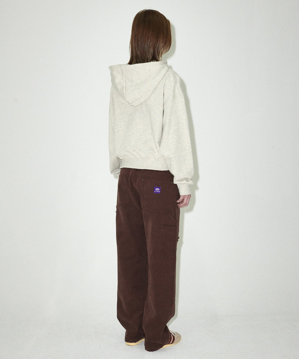 Mahagrid MGD SERIF LOGO CROP HOODIE