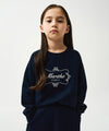 Marithé François Girbaud Enfant Embroidery Raglan Sweatshirt Ivory