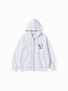 ADLV A Symbol Circle Napping Hoodie Zip Up