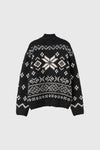 General Idea UNISEX High Neck Nordic Zip-Up Cardigan