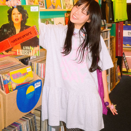 Nice Ghost Club X JIMMIZO ADHD DRESS BIG BIG TEE [LIGHT GREY]