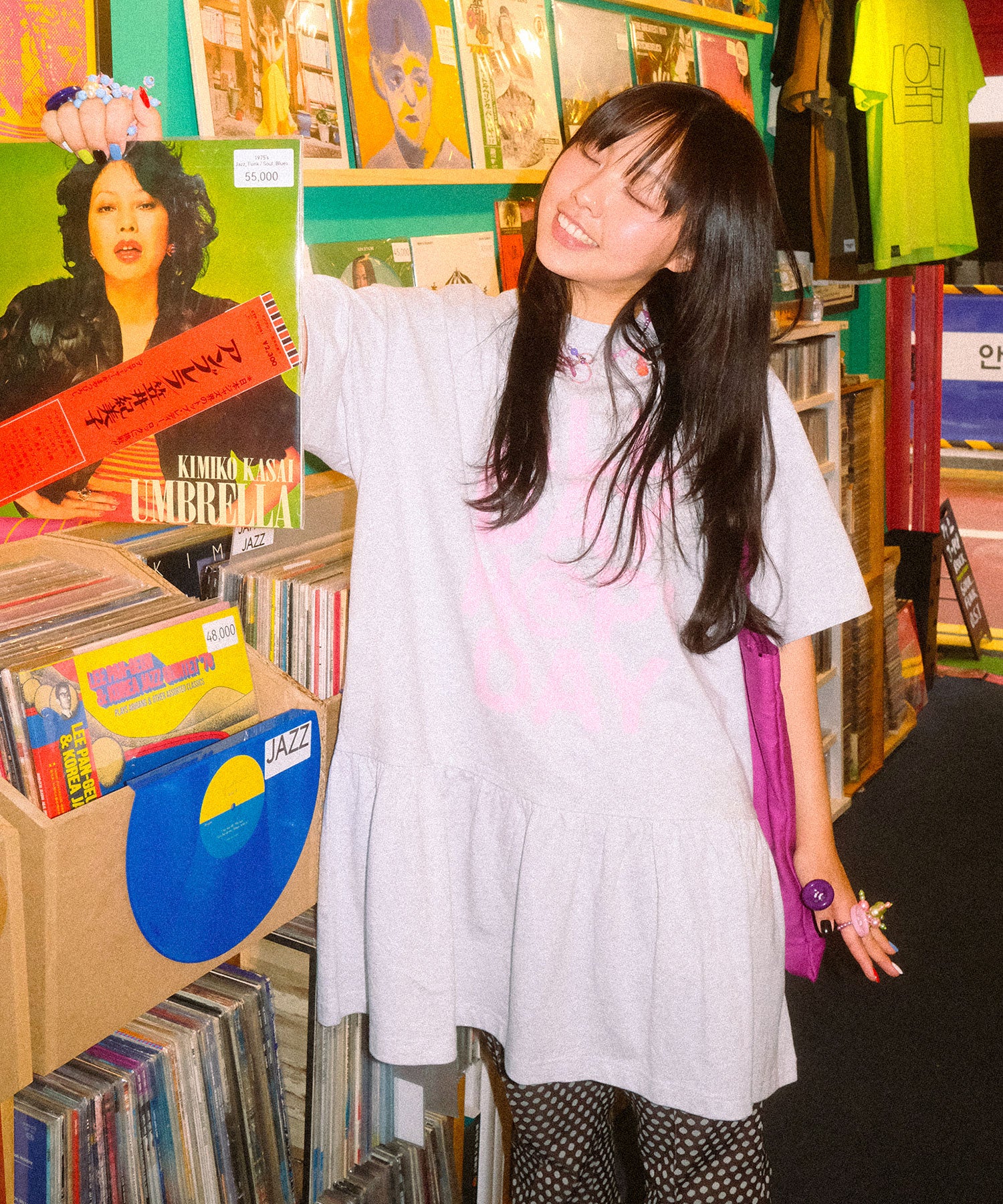 Nice Ghost Club X JIMMIZO ADHD DRESS BIG BIG TEE [LIGHT GREY]