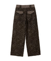 Bitter Cells Demi Pintuck Wide Pants - Leopard