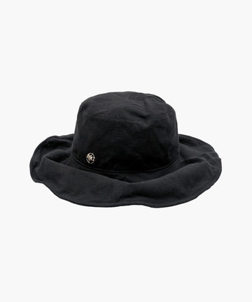 Marithé François Girbaud W Circle Logo Wide Bucket Hat