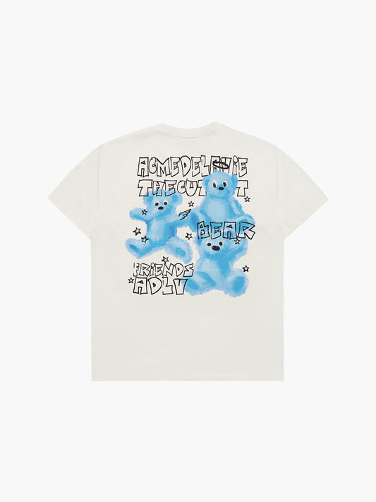 ADLV Crayon Three Bear Artwork Short Sleeve T-Shirt