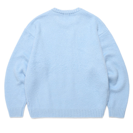 Cavish Brushed Seller Logo Knit Crewneck