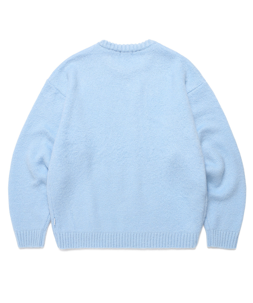 Cavish Brushed Seller Logo Knit Crewneck